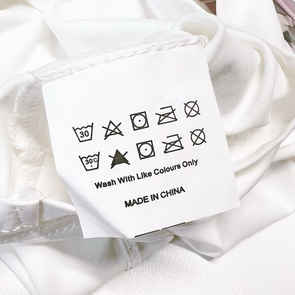 Halara White Short Sleeve Crop Tee Nylon Stretch Size S NWT Athletic Fit - Picture 4 of 5